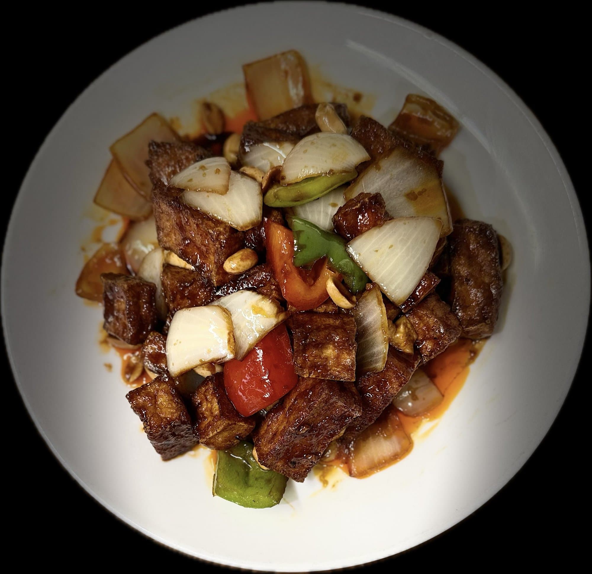 Vegetarian Kungpao Tofu