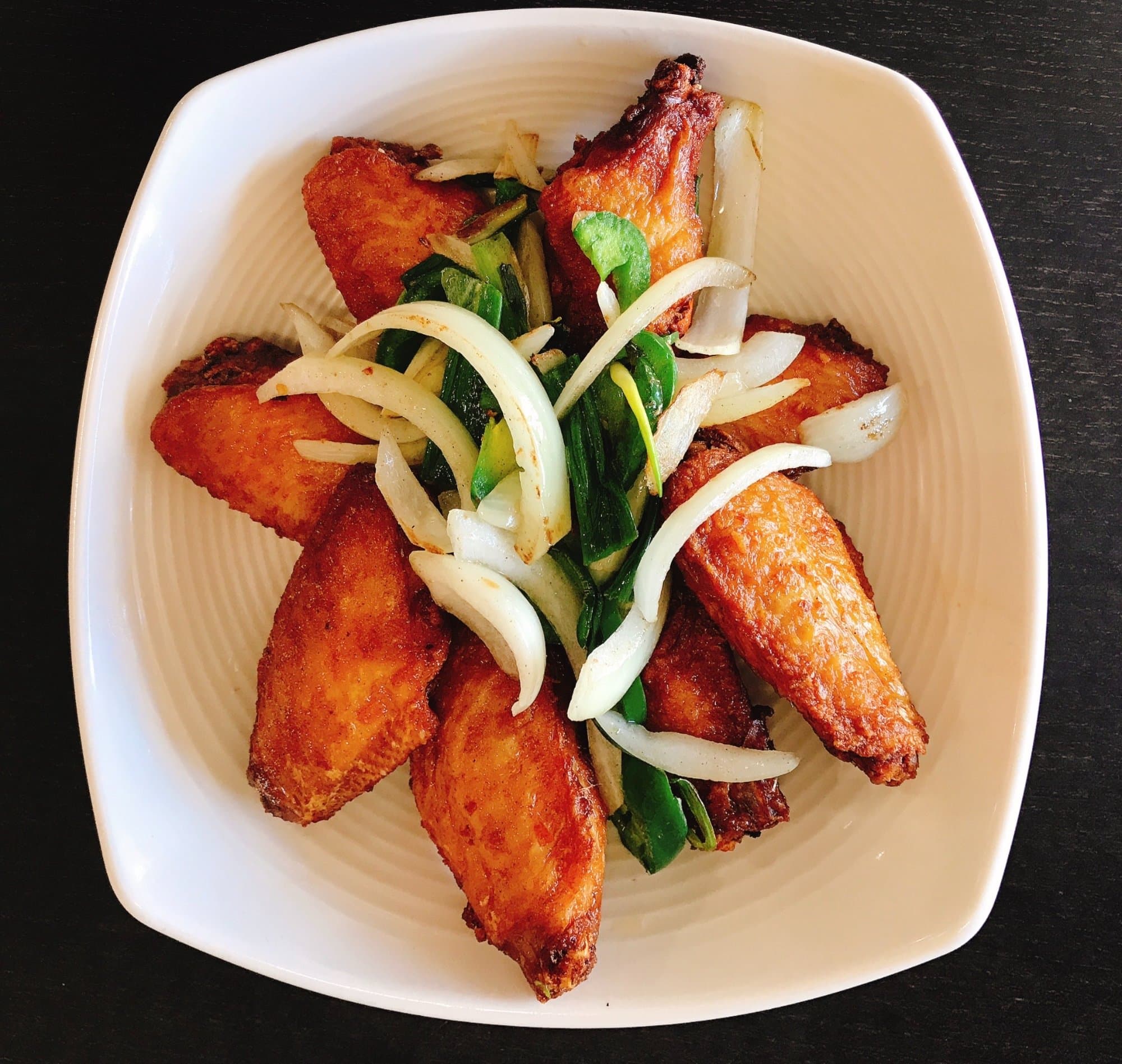 Salt & Pepper Chicken Wing - Chicken wings seasoned with a mixture of salt, pepper, and other spices, then de | Meat