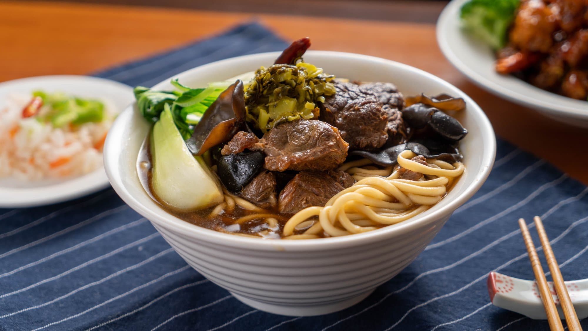 Beef Stew Soup Noodle - A hearty noodle soup featuring tender braised beef brisket served with fresh noo | Soup Noodle