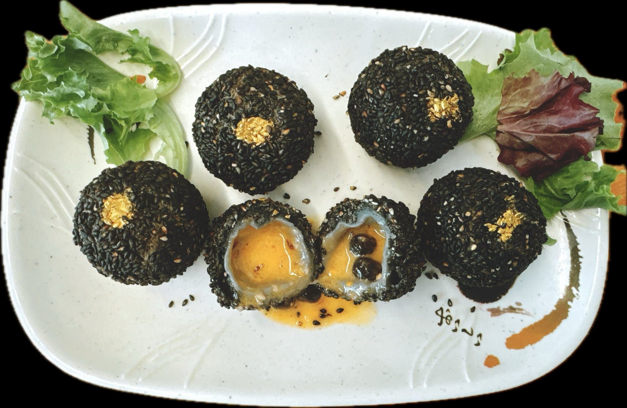 Boba Molten Lava Sesame Ball | Dessert