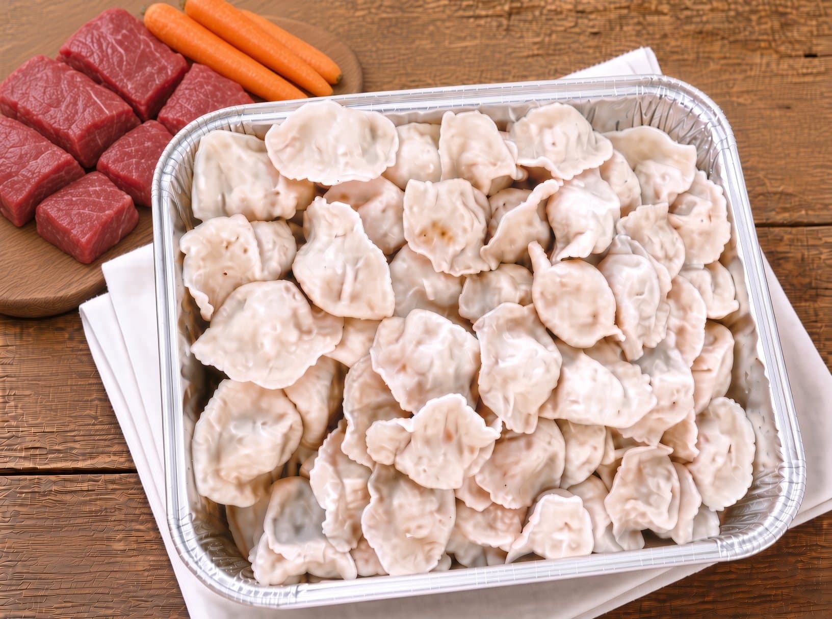 胡萝卜牛肉水饺