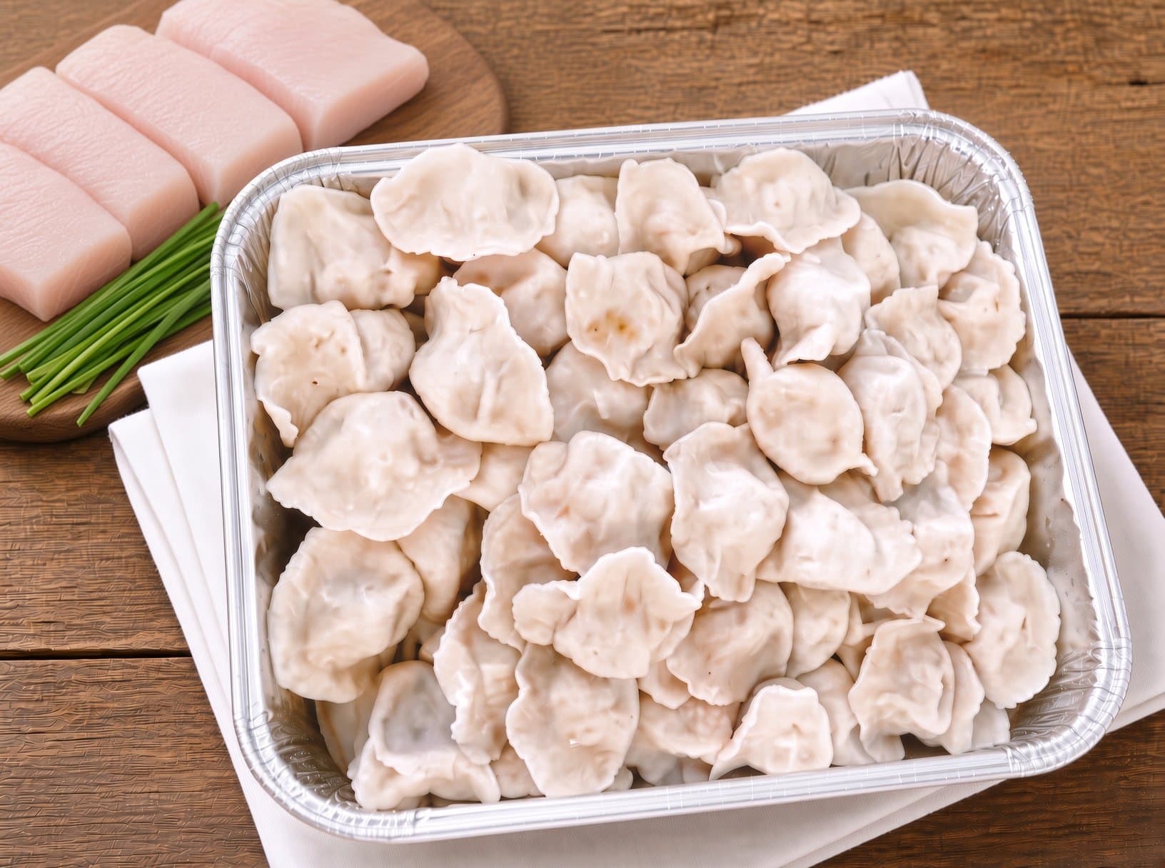 韭菜鱼肉水饺
